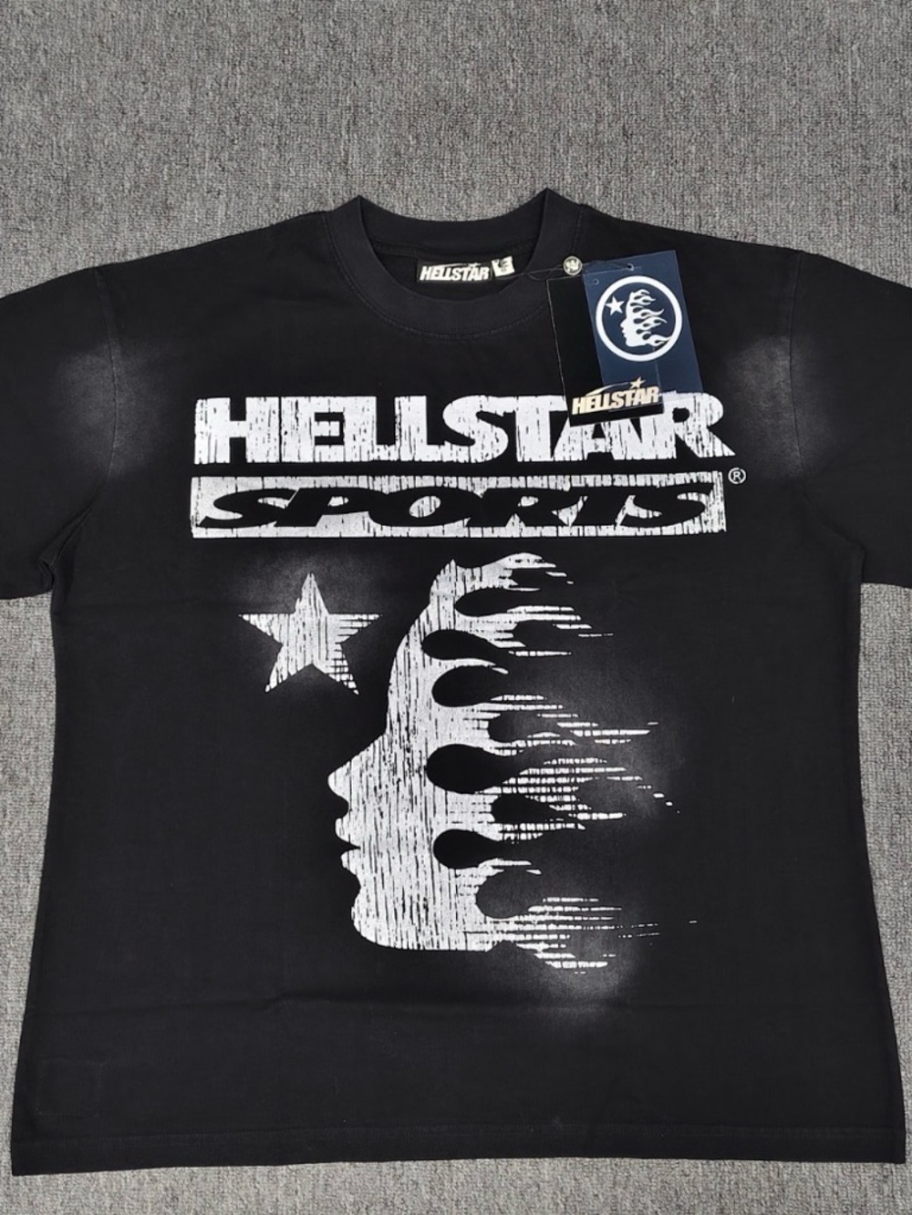 Hellstar Black Short Sleeve Graphic Tee